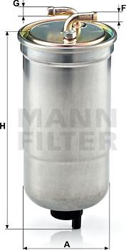 Mann-Filter WK 853/16 - Φίλτρο καυσίμου spanosparts.gr