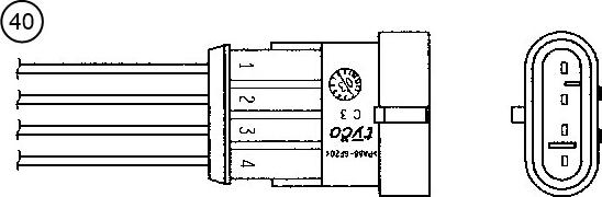 NTK 5753 - Αισθητήρας λάμδα spanosparts.gr