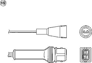 NTK 97952 - Αισθητήρας λάμδα spanosparts.gr