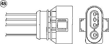 NTK 97557 - Αισθητήρας λάμδα spanosparts.gr