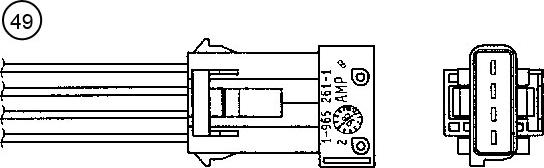 NTK 1790 - Αισθητήρας λάμδα spanosparts.gr