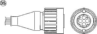 NTK 0466 - Αισθητήρας λάμδα spanosparts.gr