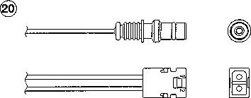 NTK 1872 - Αισθητήρας λάμδα spanosparts.gr