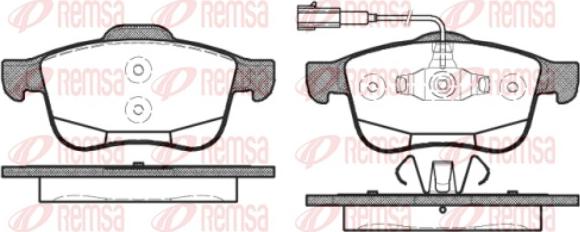 Remsa 1183.12 - Σετ τακάκια, δισκόφρενα spanosparts.gr