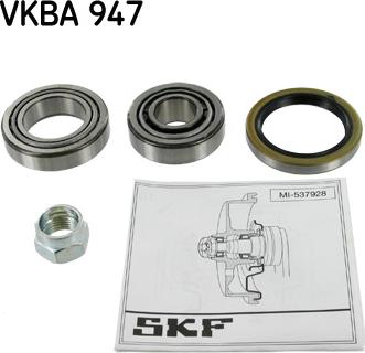SKF VKBA 947 - Σετ ρουλεμάν τροχών spanosparts.gr