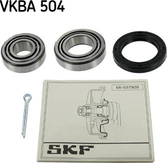 SKF VKBA 504 - Σετ ρουλεμάν τροχών spanosparts.gr