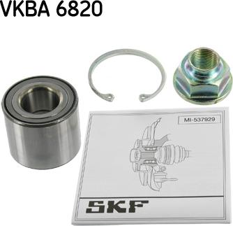 SKF VKBA 6820 - Σετ ρουλεμάν τροχών spanosparts.gr