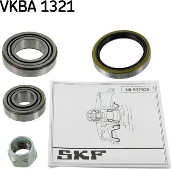 SKF VKBA 1321 - Σετ ρουλεμάν τροχών spanosparts.gr