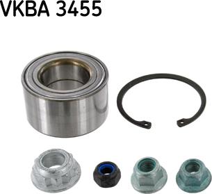 SKF VKBA 3455 - Σετ ρουλεμάν τροχών spanosparts.gr