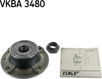 SKF VKBA 3480 - Σετ ρουλεμάν τροχών spanosparts.gr