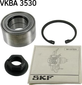SKF VKBA 3530 - Σετ ρουλεμάν τροχών spanosparts.gr