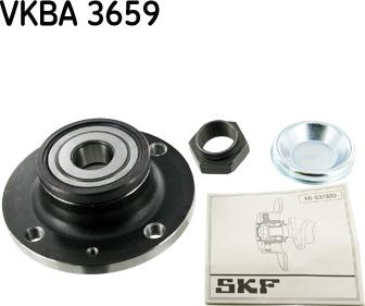SKF VKBA 3659 - Σετ ρουλεμάν τροχών spanosparts.gr
