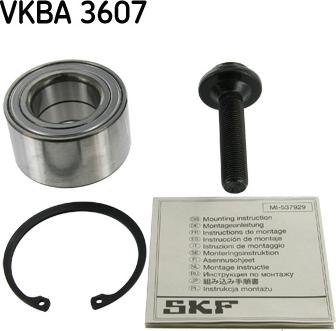 SKF VKBA 3607 - Σετ ρουλεμάν τροχών spanosparts.gr
