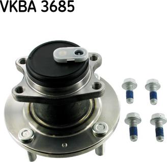SKF VKBA 3685 - Σετ ρουλεμάν τροχών spanosparts.gr