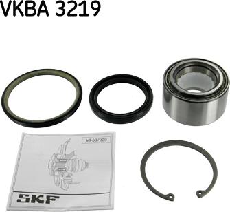 SKF VKBA 3219 - Σετ ρουλεμάν τροχών spanosparts.gr