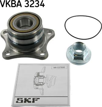SKF VKBA 3234 - Σετ ρουλεμάν τροχών spanosparts.gr