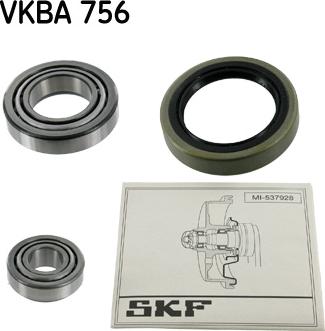 SKF VKBA 756 - Σετ ρουλεμάν τροχών www.spanosparts.gr