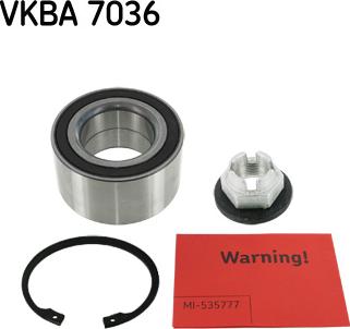 SKF VKBA 7036 - Σετ ρουλεμάν τροχών spanosparts.gr