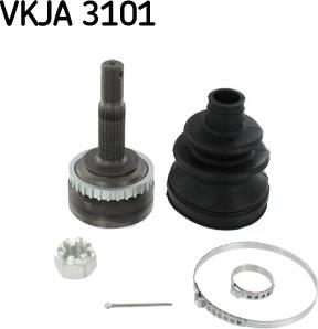 SKF VKJA 3101 - Σετ άρθρωσης, άξονας μετάδ. κίν. spanosparts.gr