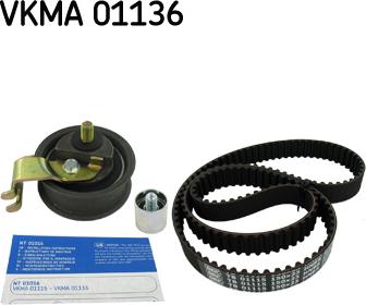 SKF VKMA 01136 - Σετ οδοντωτού ιμάντα spanosparts.gr