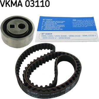 SKF VKMA 03110 - Σετ οδοντωτού ιμάντα spanosparts.gr