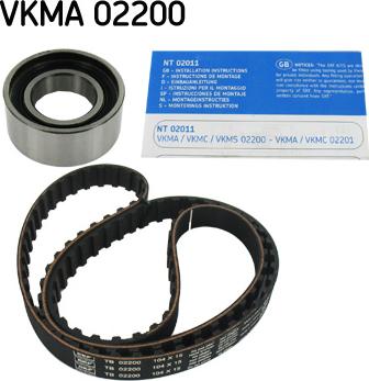 SKF VKMA 02200 - Σετ οδοντωτού ιμάντα www.spanosparts.gr