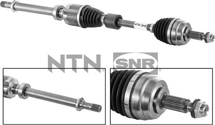 SNR DK55.017 - Άξονας μετάδοσης κίνησης spanosparts.gr