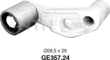 SNR GE357.24 - Τροχαλία παρέκκλισης, οδοντ. ιμάντας spanosparts.gr
