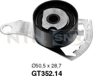 SNR GT352.14 - Τεντωτήρας, οδοντ. ιμάντας spanosparts.gr