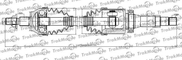 TrakMotive 30-1138 - Άξονας μετάδοσης κίνησης spanosparts.gr