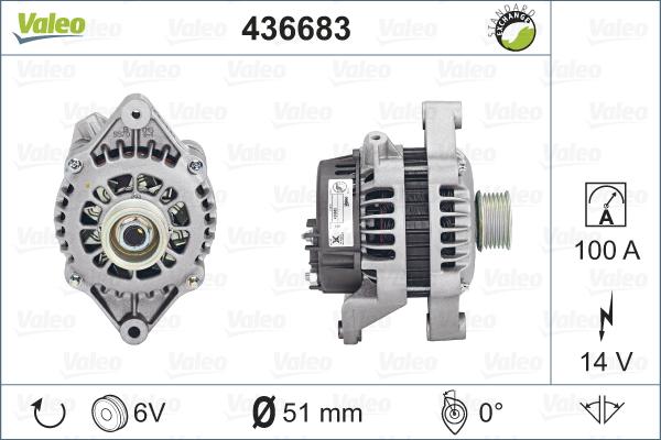 Valeo 436683 - Γεννήτρια spanosparts.gr