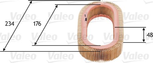 Valeo 585628 - Φίλτρο αέρα spanosparts.gr