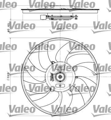 Valeo 696349 - Βεντιλατέρ, ψύξη κινητήρα spanosparts.gr