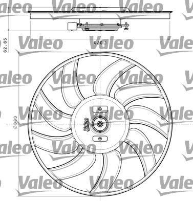 Valeo 696350 - Βεντιλατέρ, ψύξη κινητήρα spanosparts.gr