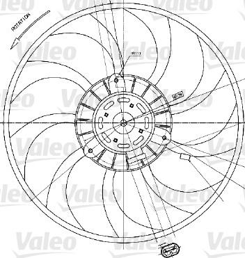 Valeo 698424 - Βεντιλατέρ, ψύξη κινητήρα spanosparts.gr