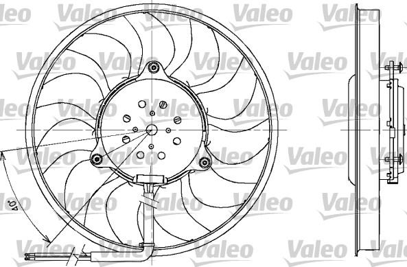 Valeo 698611 - Βεντιλατέρ, ψύξη κινητήρα spanosparts.gr