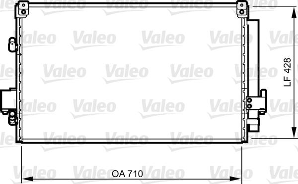 Valeo 814262 - Συμπυκνωτής, σύστ. κλιματισμού spanosparts.gr