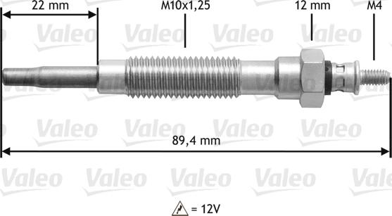 Valeo 345149 - Προθερμαντήρας spanosparts.gr