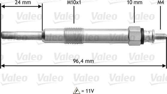 Valeo 345150 - Προθερμαντήρας spanosparts.gr