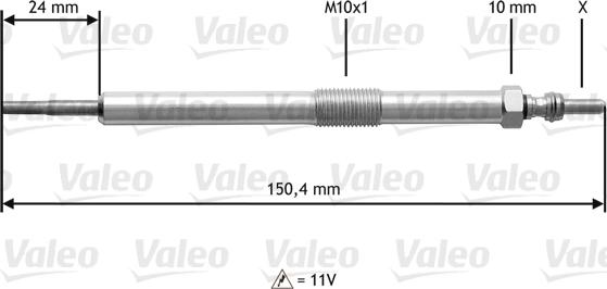 Valeo 345153 - Προθερμαντήρας spanosparts.gr