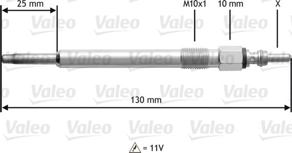 Valeo 345166 - Προθερμαντήρας spanosparts.gr
