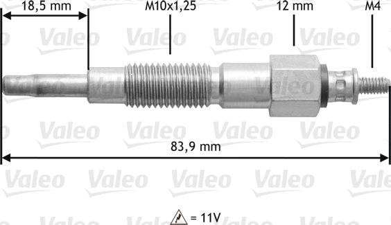 Valeo 345180 - Προθερμαντήρας spanosparts.gr