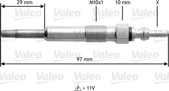 Valeo 345136 - Προθερμαντήρας spanosparts.gr
