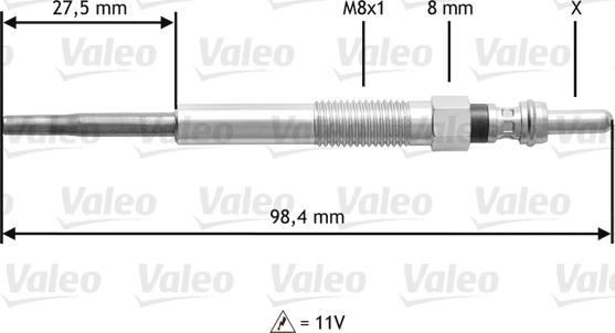 Valeo 345 175 - Προθερμαντήρας spanosparts.gr