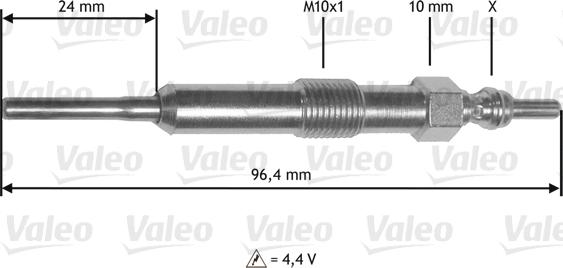 Valeo 345171 - Προθερμαντήρας spanosparts.gr