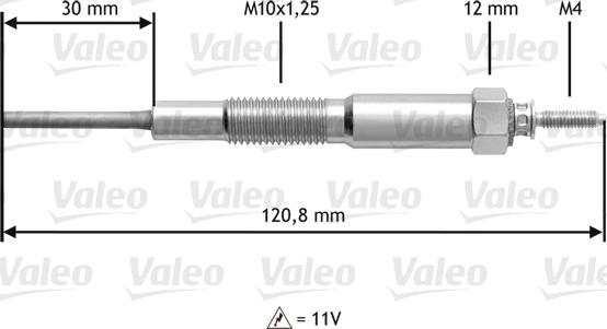 Valeo 345173 - Προθερμαντήρας spanosparts.gr