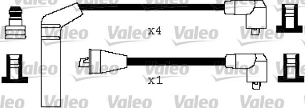 Valeo 346481 - Σετ καλωδίων υψηλής τάσης spanosparts.gr