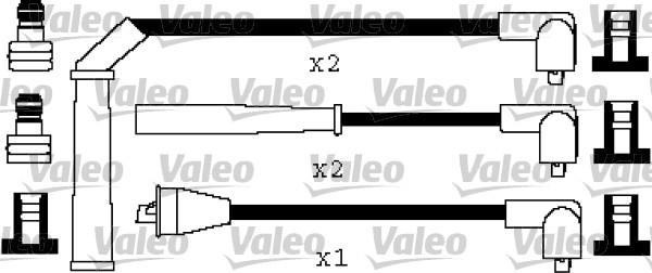 Valeo 346557 - Σετ καλωδίων υψηλής τάσης www.spanosparts.gr