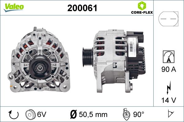 Valeo 200061 - Γεννήτρια spanosparts.gr