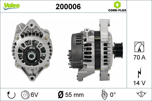 Valeo 200006 - Γεννήτρια spanosparts.gr